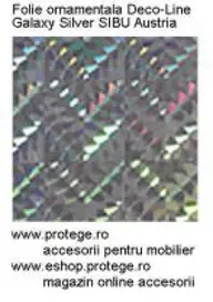 Folie ornamentala autoadeziva Galaxy Silver