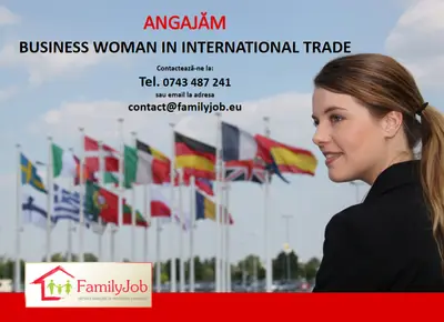 Business woman in international trade