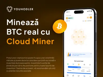 Câștigă Bitcoin fără să consumi energie: descoperă Cloud Miner de la YouHodler