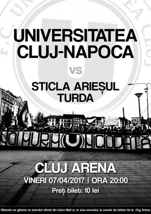 FC Universitatea Cluj - Sticla Ariesul Turda