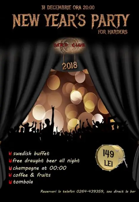 Revelion la Hard Club Cluj Napoca
