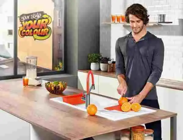 Chiuvete de bucatarie Blanco din inox si granit